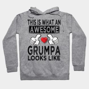 this is what an awesome grumpa looks like Hoodie